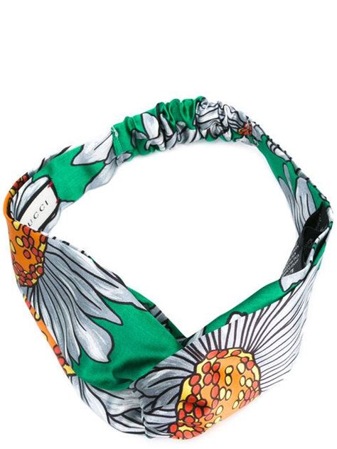 gucci twisted printed silk satin headband|gucci headband tiktok.